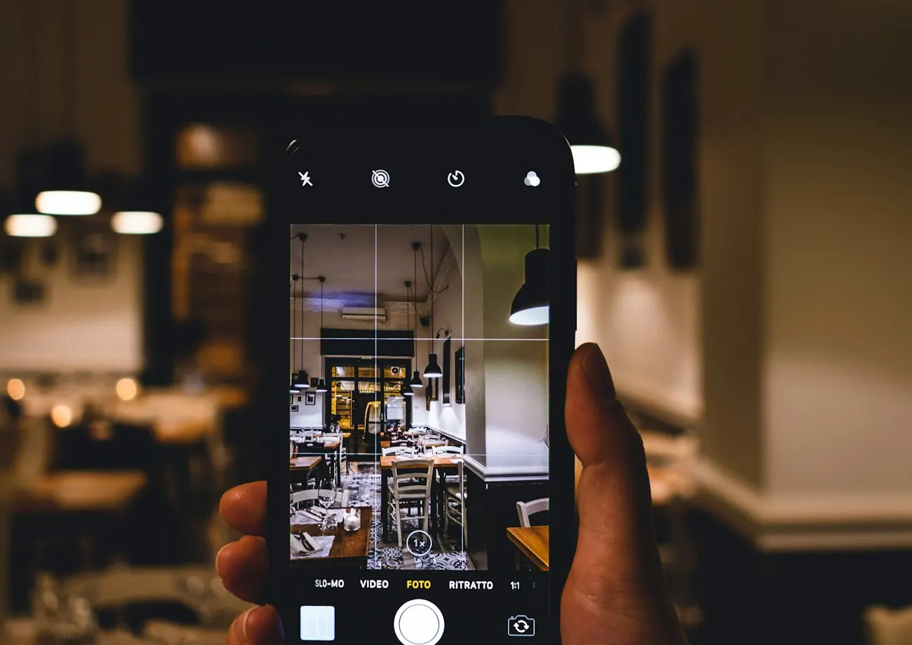 Contenuto girato con lo smartphone per i social